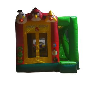 Château gonflable en PVC pour enfants, combo pour le plaisir de sauter, parcs d'aventure et utilisation en extérieur - Product Image 1