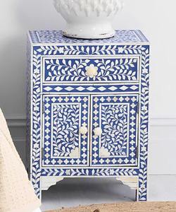 Mesa Consola Óptica Artesanal con Incrustaciones de Hueso, Moderna, Altura Ajustable, Ecológica, Hecha a Mano, para Sala de Estar, Estilo Indio, de Alta Gama y Elegante - Product Image 2