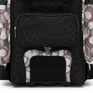 Sacs de baseball sportifs avec logo personnalisé, sacs de baseball par sublimation, prix de gros, sacs à roulettes, sacs de baseball en polyester pour adultes - Product Image 6