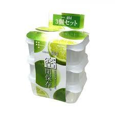 Inomata 3P Mini Rectangular Contenedor de Almacenamiento de Alimentos Hermético - Product Image 1