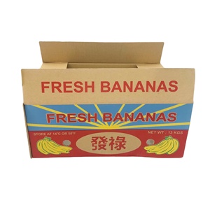 OEM 5-Layer Corrugated Waterproof 55*33*22cm Fruit Paper <b>Boxes</b> 2-Hole Punching Rectangle Fresh Bananas <b>Shipping</b> Recycled - Product Image 2
