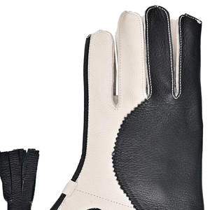 Gants de fauconnerie en cuir nubuck au design unique, personnalisables, pour la manipulation professionnelle des oiseaux, accessoire standard de chasse - Product Image 5