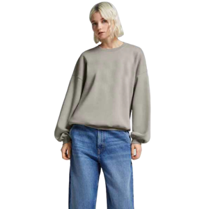 Sweat-shirt décontracté pour femmes, col rond, hauts unis, vêtements polyvalents à la mode pour femmes - Product Image 4