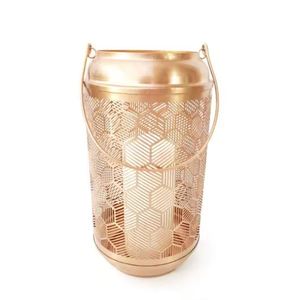 <b>Copper</b> Latest metal hurricane <b>lantern</b> candle holder light Outdoor decor living room Christmas Easter Gift decor living room - Product Image 5