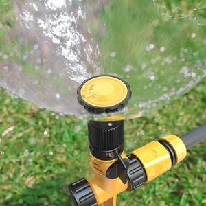 Lawn Sprinkler <b>Plastic</b> Spike Expandable <b>Strip</b> to Full Circle 120m² for Garden Watering - Product Image 2