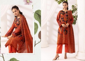 summer dress Faisalabad Cotton / Lawn <b>Suits</b> Women Clothes Summer Designer Cotton / Lawn <b>Suits</b> shalwar kameez ladies - Product Image 3