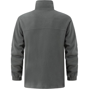 Chaqueta de Forro Polar con Capucha para Hombre, Cierre Frontal Personalizado con Cremallera, Diseño Sólido, Color Personalizado, Ropa de Abrigo Cálida para Invierno, Manga Larga Informal - Product Image 3