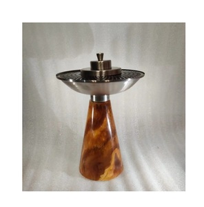 Brûleur d'encens en quartz rose, diffuseur d'aromathérapie en acier inoxydable, fait main, anti-odeur, décoration d'intérieur - Product Image 2