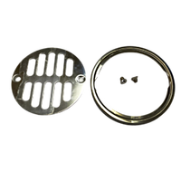PSS0049 Ensemble de grille de douche moderne en acier inoxydable avec protection anti-corrosion et nettoyage facile pour salle de bain/cuisine