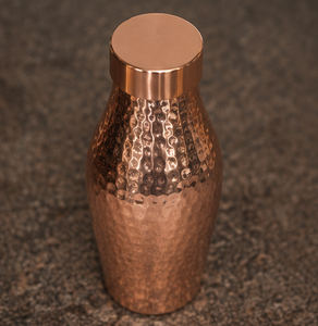 Premium Pure Copper Hammered Water <b>Bottle</b> Handmade Ayurvedic Drinking <b>Bottle</b> Leakproof Copper <b>Flask</b> Traditional Health Water - Product Image 1