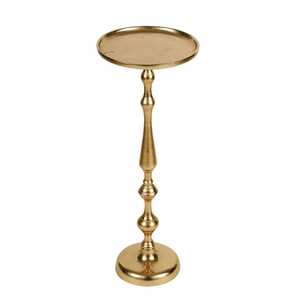 Mesa Consola con Pedestal de la Colección Imperial Metal, 57 cm, Diseño Tradicional para Entrada o Sala de Estar - Product Image 2