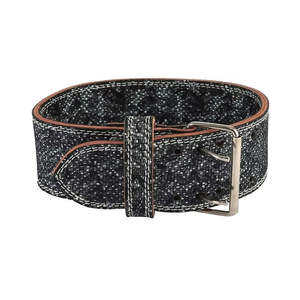 Ceinture de musculation en cuir réglable sur mesure avec boucles pour la musculation, la force athlétique et la sécurité en salle de sport - Product Image 4