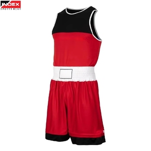 Kit de Boxeo de Primera Calidad para Hombre, Jersey y Pantalones Cortos Transpirables, Ropa Deportiva Personalizada para Entrenamiento y Combates - Product Image 1