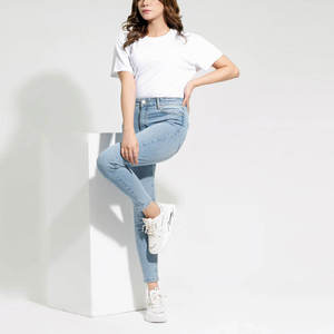 Jeans de Mezclilla para Mujer, Corte Recto, Ajustados, Estilo Vintage, Invierno, 100% Alta Calidad, Transpirables, Cómodos, Nueva Llegada, Elegantes - Product Image 4
