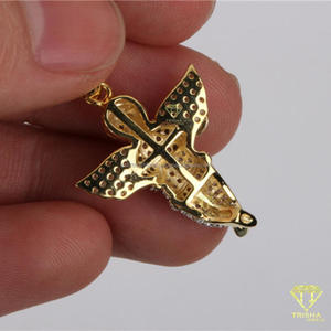 Designer Heavenly Pendant With Angel Wings And Premium Jewelry Finish - Product Image 2