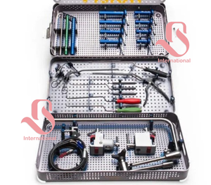 BISONS Stainless Steel Manual for Tubular Retractor System with <b>Light</b> Source & <b>Optic</b> <b>Fiber</b> for Spine Surgery - Product Image 5