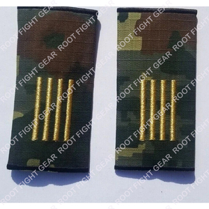 Épaulettes d'uniforme d'Albanie personnalisées brodées de premier choix, insignes de grade, écussons d'épaule sur mesure - Product Image 3
