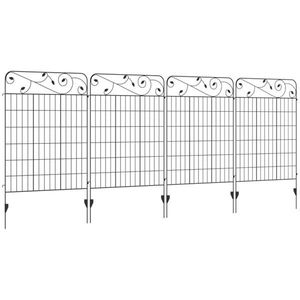 Recinzione in vinile anti-roditori da 6 piedi, zincata a caldo, con cancello per la privacy del giardino - Product Image 1
