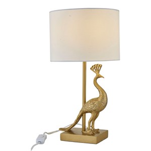 Flamingo Bird <b>Table</b> <b>Lamp</b> Gold Brass Animal <b>Base</b> Modern Eco-Friendly Decorative Artistic Lighting Sculptural Diwali Durable Home - Product Image 3