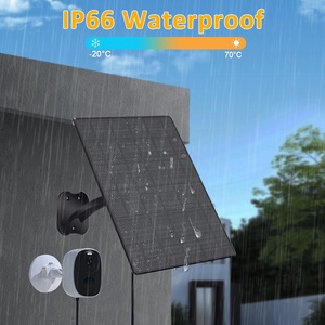 Panneau solaire ETFE IBC 10W 5V 5.7V avec câble Type-C de 2m, montage mural, étanche IP66, utilisation extérieure, alimentation pour caméra de sécurité, sonnette de porte - Product Image 4