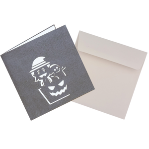 Tarjeta de Felicitación 3D Pop-Up de Lujo Personalizada con Temática de Calabaza y Bruja de Halloween, Hecha a Mano, Venta al por Mayor, Fabricante ODM/OEM - Product Image 6