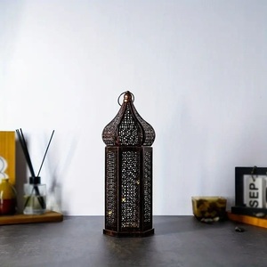 Eco-Friendly <b>Moroccan</b> Black Metal <b>Lantern</b> <b>Moroccan</b> Antique Style <b>Lantern</b> <b>Moroccan</b> Islamic Home Decor <b>Lantern</b> <b>Moroccan</b> <b>Lantern</b> - Product Image 3