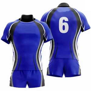 Uniforme de Rugby Corto Personalizado, Transpirable, OEM, de Alta Calidad, Nuevo Diseño, para Club Deportivo, de Secado Rápido, con Impresión Sublimada, Unisex, Tallas Grandes - Product Image 5