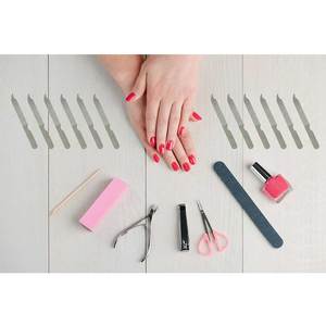 Lima de Uñas Zebra Extra Fuerte para Uñas Artificiales, Limas de Uñas de Acero Inoxidable Ultra Finas, Rectas, de Modelado Rápido y Brillo Natural - Product Image 5