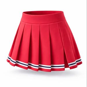 Jupes mini décontractées taille normale pour femmes en cuir véritable écologique, séchage rapide, respirantes, coupe trapèze, tissu personnalisable - Product Image 1