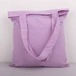 Luxury Purple <b>Canvas</b> <b>Tote</b> Bag With Custom Logo Print Open Top Beach Shopping Bag Minimalist Style Beach Summer Women's Handbag - Product Image 5