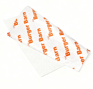 Logo Printing Food Grade 8011 Alloy Aluminium Foil <b>Laminated</b> Honeycomb Insulated Wrap for Burger Sandwich Fast Food - Product Image 6