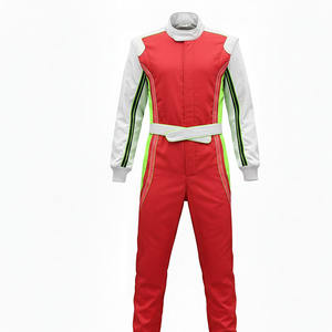 Combinaison de course personnalisée de qualité supérieure, couleur rouge, légère, double couche, pour karting - Product Image 4