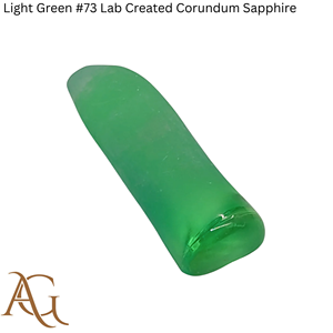 # 73 Esferas de Corindón Verde Claro Cultivadas en Laboratorio, Zafiro Sintético Creado por Fusión de Llama, Gema Simulada para Corte y Lapidación - Product Image 3