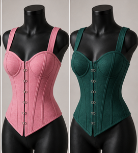 Faja Corsé Moldeadora para Mujer, Control Firme, Reductora de Abdomen, Transpirable, Látex Antibacteriano, Diseño Grueso con Cierre de Gancho y Ojo, Uso Diario, Verde - Product Image 1