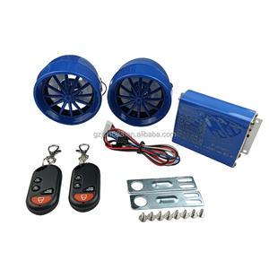 مكبر صوت دراجة نارية بلوتوث MP3 موسيقى ستيريو ، راديو FM USB ، مكبر صوت إنذار عن بعد ATV - Product Image 5