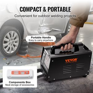 Saldatrice a Punti 220V 3KW Versatile Auto/Manuale 7 Modalità per Riparazione Ammaccature, Kit Estrattore per Carrozzeria Auto, Saldatore a Punti per Riparazione Ammaccature, Estrattore per Ammaccature - Product Image 6