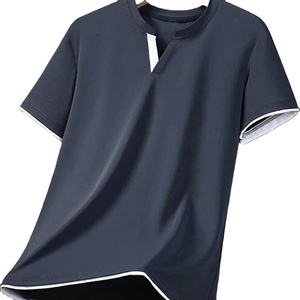 Camiseta en blanco al por mayor personalizada 100% algodón camiseta Impresión logotipo para hombre 2024 - Product Image 1