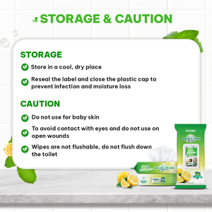 Antibacterial Kitchen <b>Wipes</b> - Safe for Sensitive Skin, Non-Woven Spunlace Material, Customizable for Surface Cleaning - Product Image 3