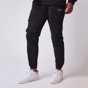<b>Mens</b> <b>Stretch</b> Blank Jogger Nylon Track Pants Breathable Gym Running Trousers For <b>Men</b> - Product Image 4