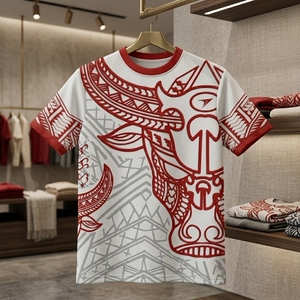เสื้อยืดกีฬาพิมพ์ลายกราฟิกสำหรับผู้ชาย ระบายอากาศได้ดี แห้งเร็ว ชุดกีฬาลำลอง - Product Image 5