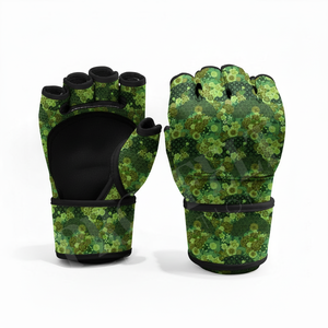 Gants de Sparring MMA à Logo Personnalisé, Paume Ouverte, pour Entraînement de Grappling, Kickboxing, Karaté, Muay Thai, Équipement de Protection des Mains - Product Image 4