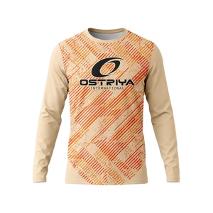 2026 High Quality Heat-Transfer Printed Full Sleeve <b>Soccer</b> Jersey Custom Colors 100% Polyester Breathable Quick Dry Front Custom - Product Image 1