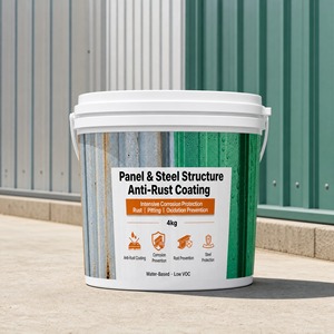 Revêtement protecteur anti-rouille, résistant aux UV et aux intempéries 1K pour tôles d'acier colorées, écologique, à faible teneur en COV, résistant à la décoloration - Product Image 1