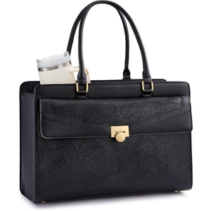 Sac fourre-tout de travail grande capacité pour femme, élégant et professionnel, en cuir véritable, sac à main à bandoulière pour le bureau, les voyages et l'usage quotidien - Product Image 6
