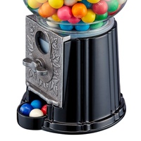 Máquina expendedora de chicles Kwang Hsieh de 9 pulgadas con globo de metal y vidrio, operada con monedas, en inglés, para uso doméstico/al por mayor, OEM