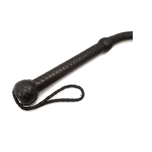 Long fouet en cuir avec poignée robuste, couleurs personnalisables, logo personnalisable, taille personnalisable, OEM personnalisé, équipement d'équitation western pour l'extérieur - Product Image 6