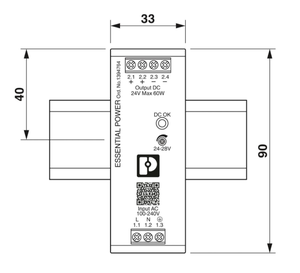 PS-EE-2G/1AC/24DC/60W/SC - Alimentation électrique 1394764 - Product Image 2