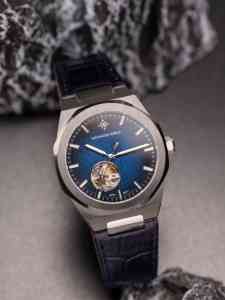 นาฬิกาข้อมือผู้ชายอัตโนมัติแบบอนาล็อก Alexander Ferros 9292S-05 สายหนัง ตัวเรือนสแตนเลส พร้อมหัวเข็มขัดแซฟไฟร์ กันน้ำ 5BAR ระบบกลไก สปอร์ต - Product Image 5