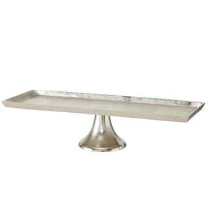 Bandejas de Aluminio Estilo Pedestal, Forma Ovalada, Bandejas Decorativas, Juegos de Regalo, Platos para Servir Postres, Dulces, Caramelos, Decoración para Mesa de Fiesta - Product Image 6