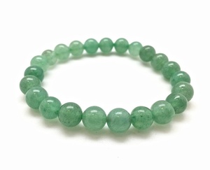 Unisex Green Aventurine <b>Bracelet</b> Muntaha Agate Premium Grade Handmade 8mm Bead Etched Souvenir Gift Natural <b>Crystal</b> Stone Mascot - Product Image 2